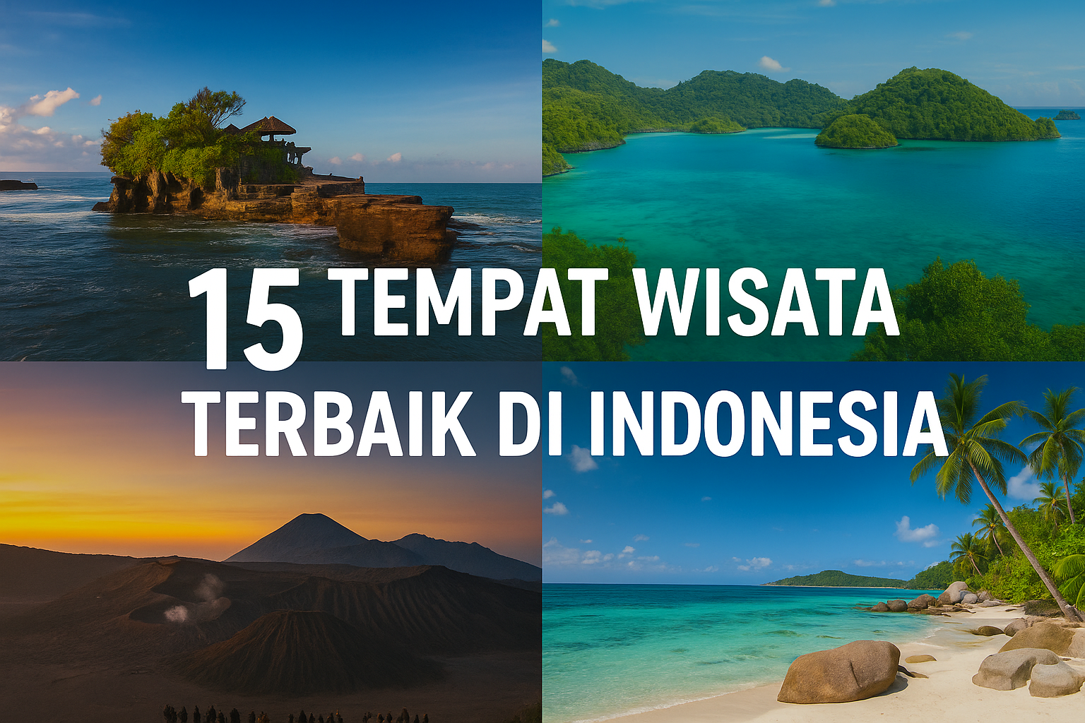 15 Tempat Wisata Terbaik di Indonesia yang Wajib Dikunjungi